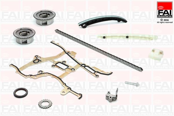 FAI AutoParts TCK98VVT: Kit de chaîne de distribution supérieur, avec roues dentées, avec joints