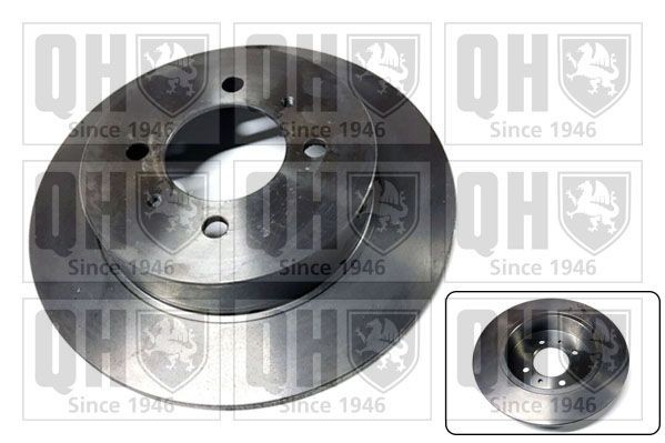 QUINTON HAZELL BDC4892: Bremseskive Ø: 258mm, fuldstændigt, Ø: 258mm