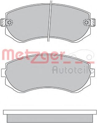 METZGER 1170317: Bremseklodser bagaksel, med anti-knirke-plade