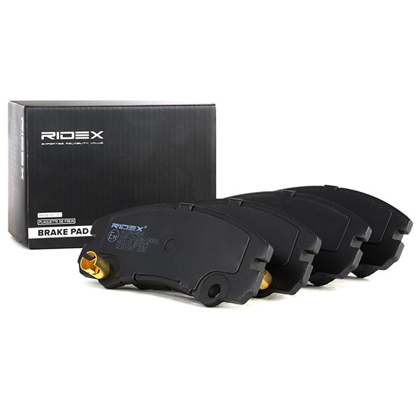 RIDEX 402B0454: Bromsbelägg framaxel
