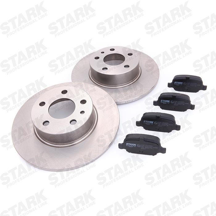 STARK SKBK-1090088: Bremsscheiben und -beläge Hinterachse, Ø: 251mm, voll