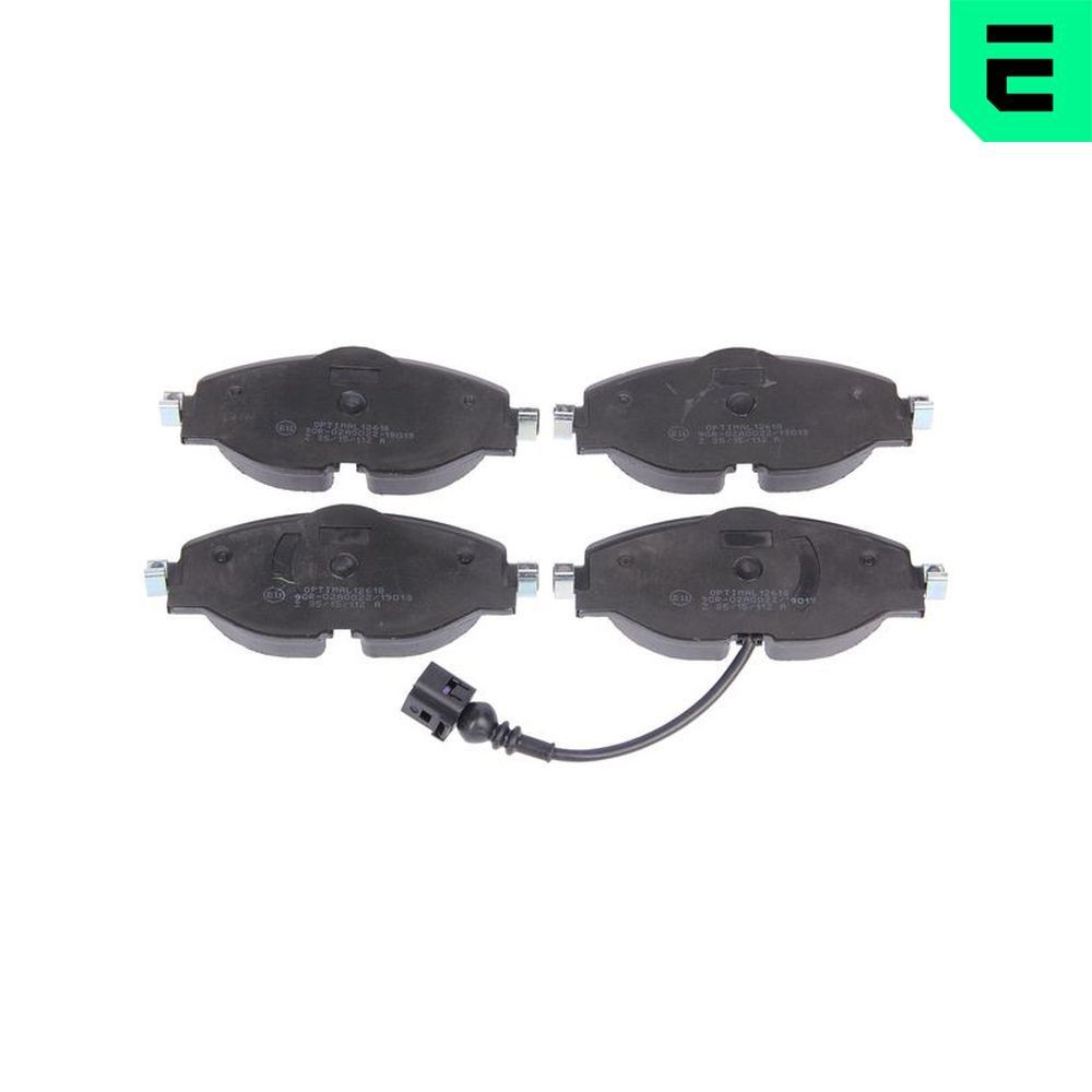 OPTIMAL 12618: Bromsbelägg framaxel