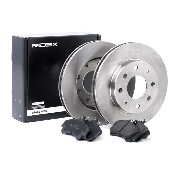 RIDEX 3405B0085: Bromssats, skivbroms framaxel, Ø: 256mm, ventilerad