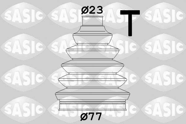 SASIC 1906049: Asmanchetten set Wielzijde, Thermoplastic
