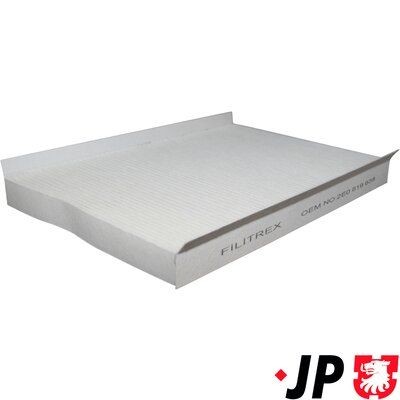 JP GROUP 1128100400: Interieurfilter JP pollenfilter