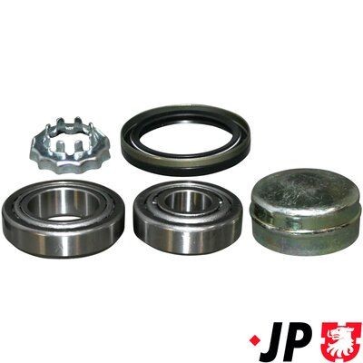 JP GROUP 1151300510: Pyöränlaakerisarja JP Taka-akseli, vasen, Taka-akseli, oikea