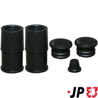 JP GROUP 1161950210: Geleidehulzenset, remklauw JP Vooras