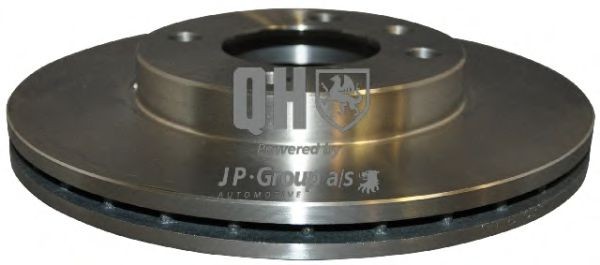JP GROUP 1163102109: Bremžu diski Priekšējais tilts, Ø: 239mm, ar iekšējo ventilāciju, QH