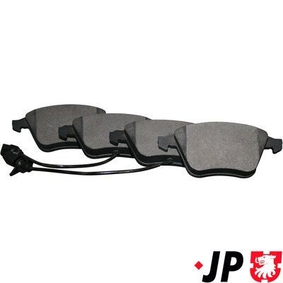 JP GROUP 1163607010: Klocki hamulcowe JP Oś przednia