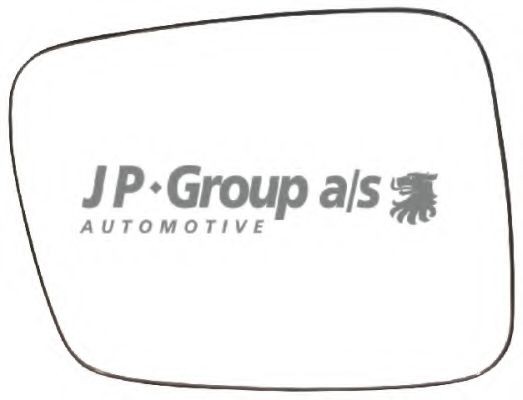 JP GROUP 1189302980: Κρύσταλλο καθρέφτη, εξωτ. καθρέφτης CLASSIC δεξιά