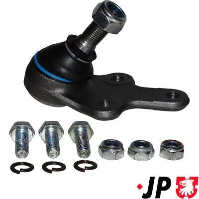 JP GROUP 1540300600: Pallonivel JP Etuakseli, vasen, Etuakseli, oikea, Alla, 15, 18mm, Tarvikkeilla