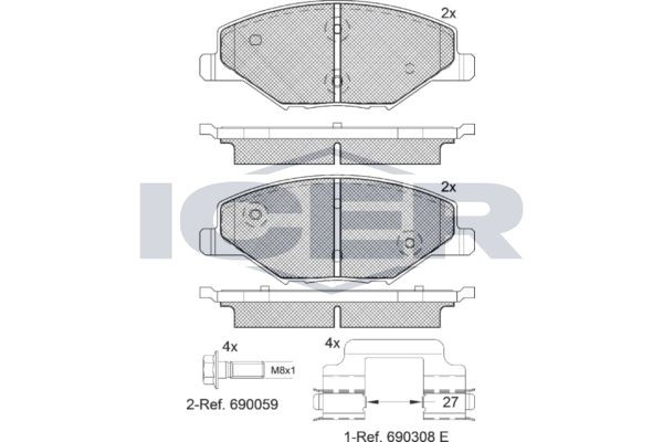 ICER 182110: Remblokken