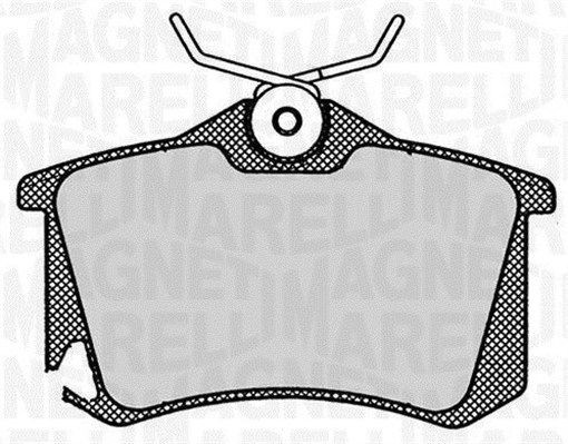 MAGNETI MARELLI 363916060444 Bremsbeläge