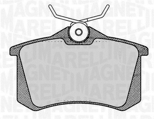 MAGNETI MARELLI 363916060144 Bremsbeläge