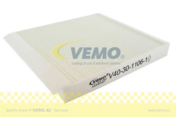 VEMO V40-30-1106-1: Filtro abitacolo Q+ qualità di primo fornitore Filtro particellare
