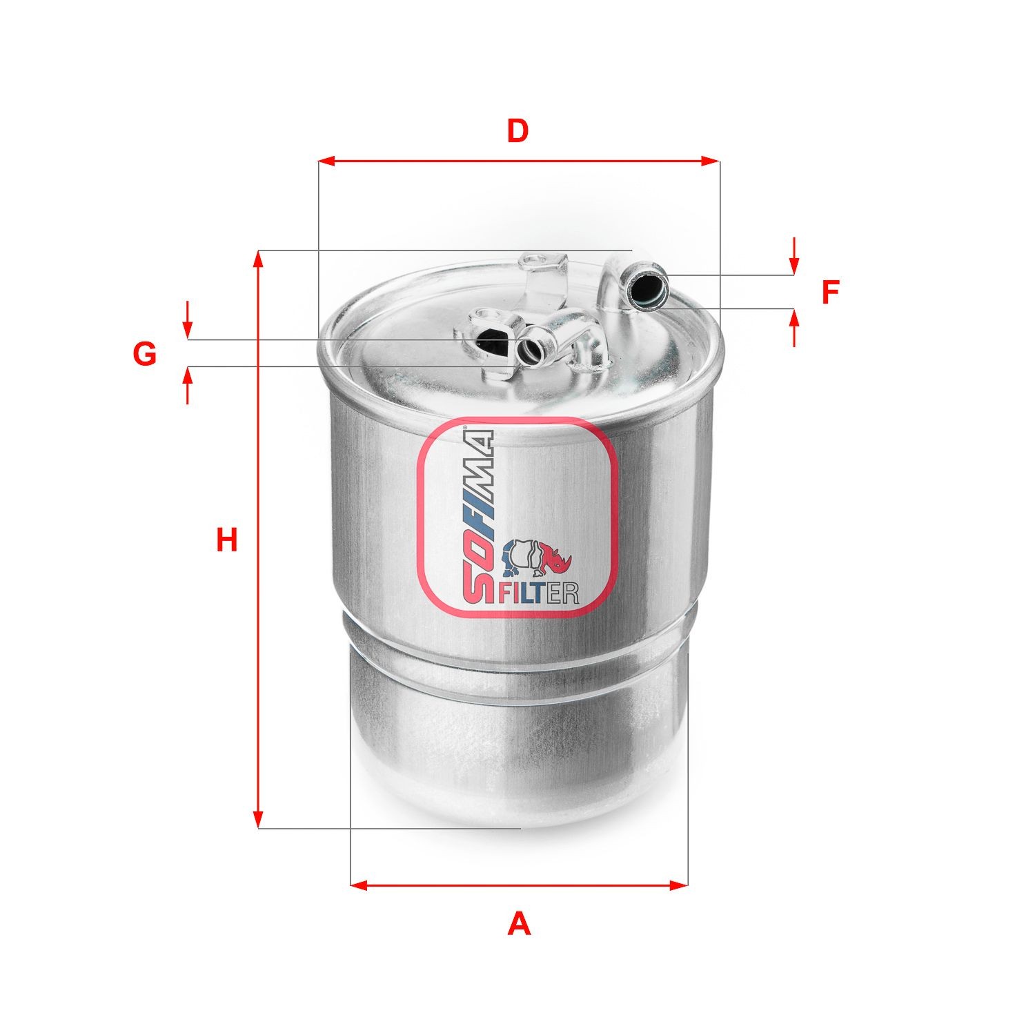 SOFIMA S 4107 NR: Brandstoffilter