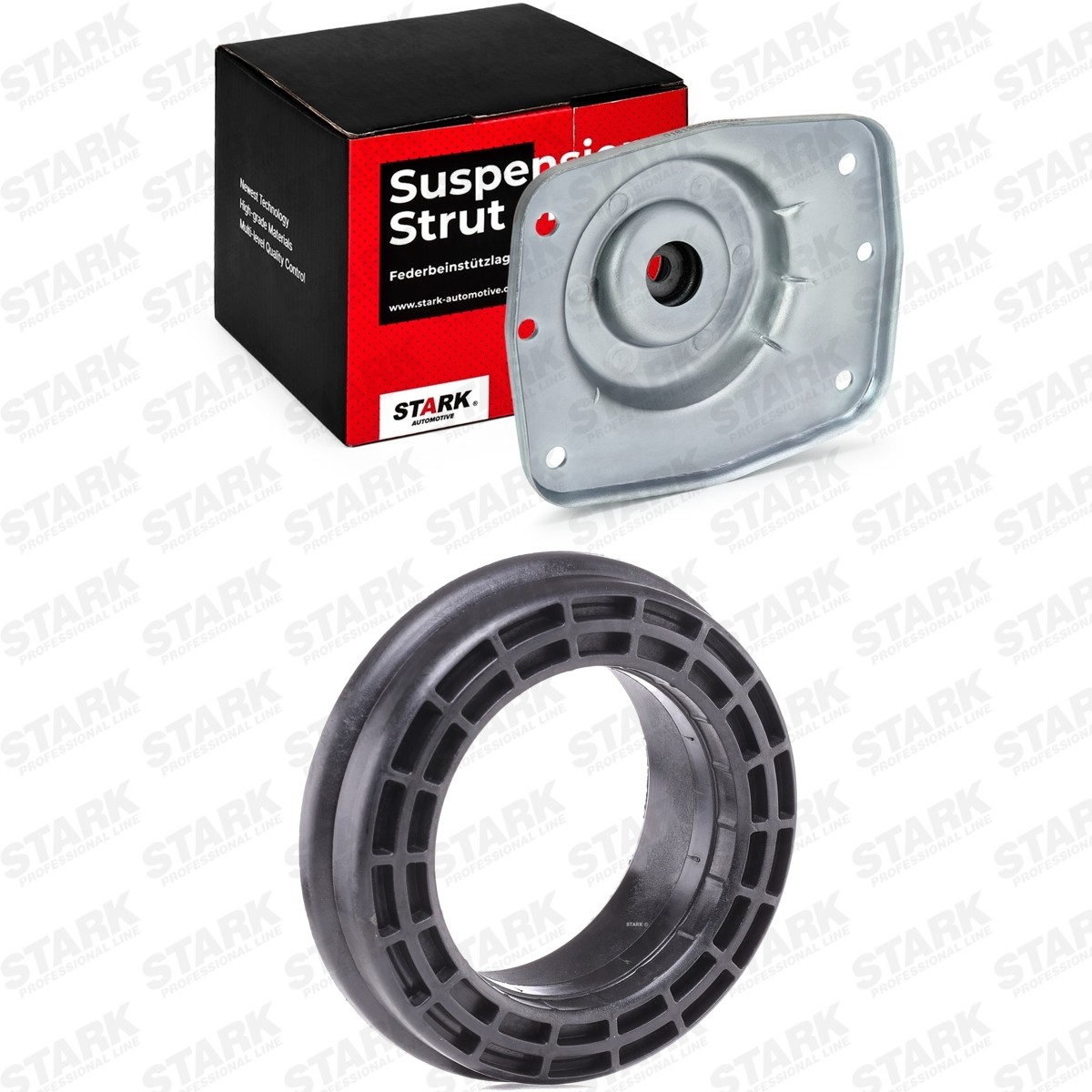 STARK SKSS-0670378: Veerpootlager Vooras links, Vooras, Met kogellager, Met bevestigingsmatriaal