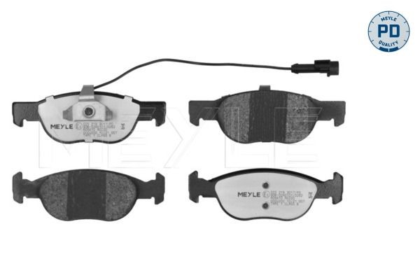 MEYLE 025 219 3017/PD: Remblokken Vooras, Met anti-kreukplaat, MEYLE-PD Quality