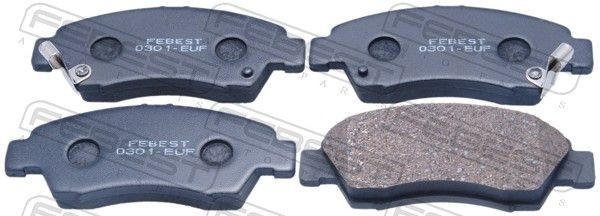 FEBEST 0301-EUF: Bromsbelägg framaxel