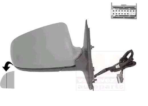VAN WEZEL 0326818: Ārējais atpakaļskata spogulis * HAGUS * pa labi