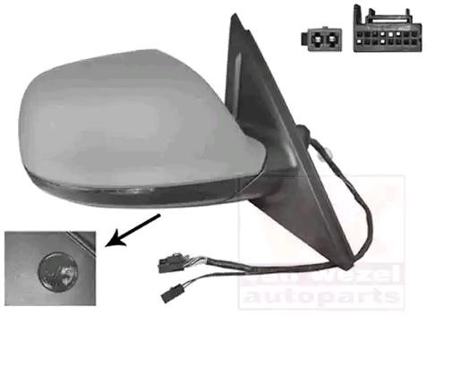 VAN WEZEL 0380818: Εξωτερικός καθρέπτης * HAGUS * δεξιά