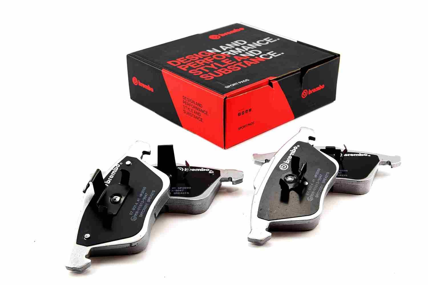 BREMBO 07.B314.41: Augstas veiktspējas bremžu uzliku komplekts UPGRADE, SPORT | HP2000