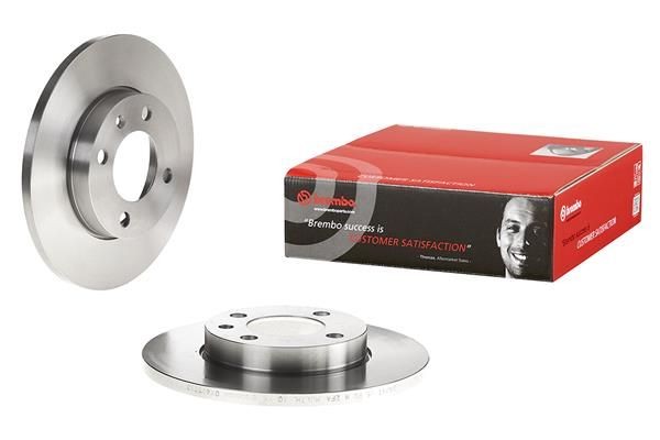 A.B.S. 08.4177.10: Disque de frein BREMBO Ø: 239mm, plein, Fonte grise, Ø: 239mm