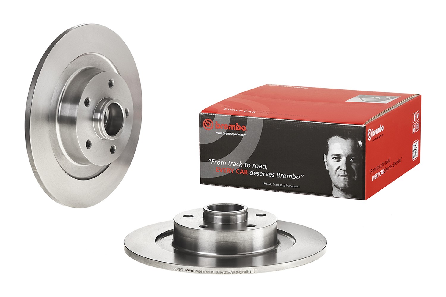 BREMBO 08.A826.37: Remschijf PRIME LINE - With Bearing Kit Ø: 300mm, volledig, Ø: 300mm, Met wiellagerset, Met ABS sensorring Prime