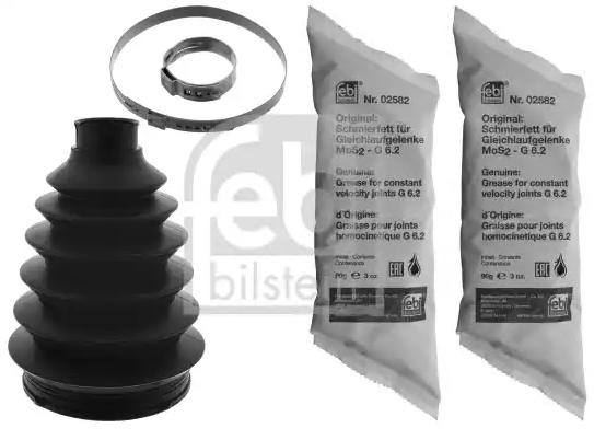 FEBI BILSTEIN 100040: Asmanchetten set Wielzijde, Vooras, Thermoplastic