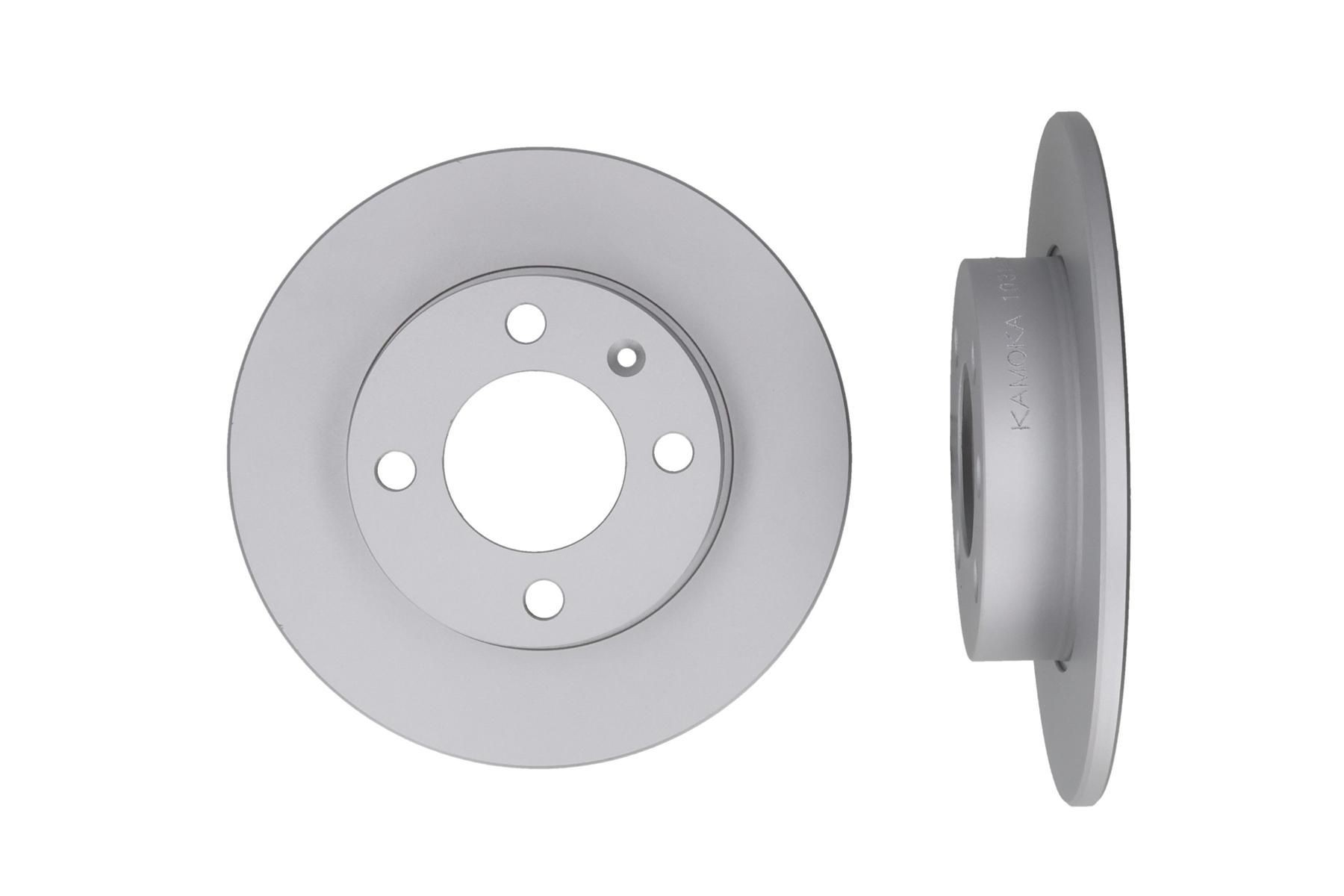 KAMOKA 103146: Jarrulevy Taka-akseli, Ø: 232mm, täysi, Ø: 232mm, pinnoitettu