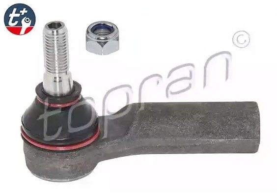 TOPRAN 116 131: Накрайник на напречна кормилна щанга на предната ос отляво, 95mm, с гайка, t+