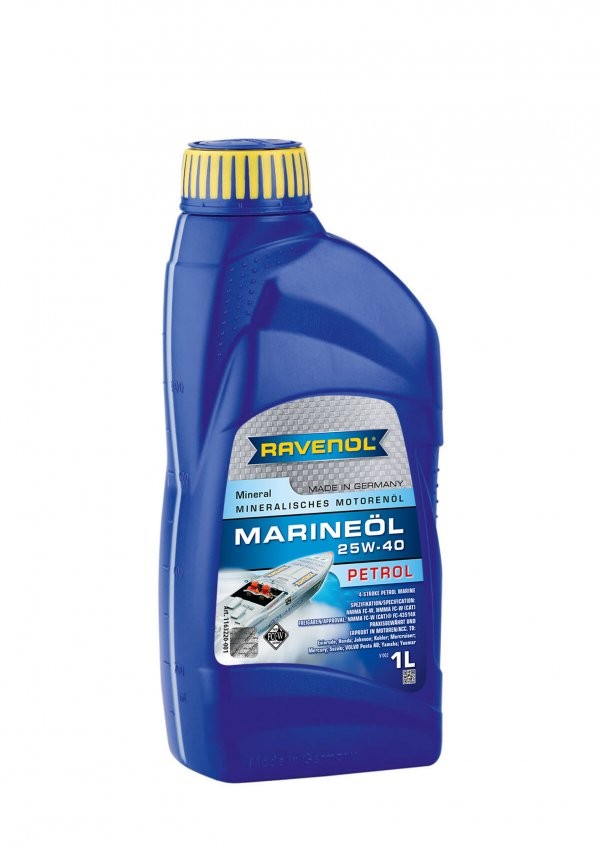 RAVENOL 1163220-001-01-999: Motorový olej RAVENOL HTC Premix -40°C Protect MB 325.0 1l, 25W-40 Marineoil, Petrol