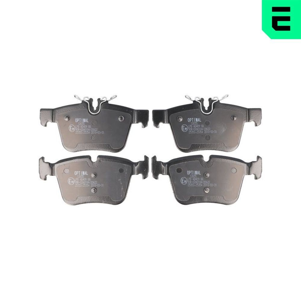 OPTIMAL 12655: Bromsbelägg Bakaxel