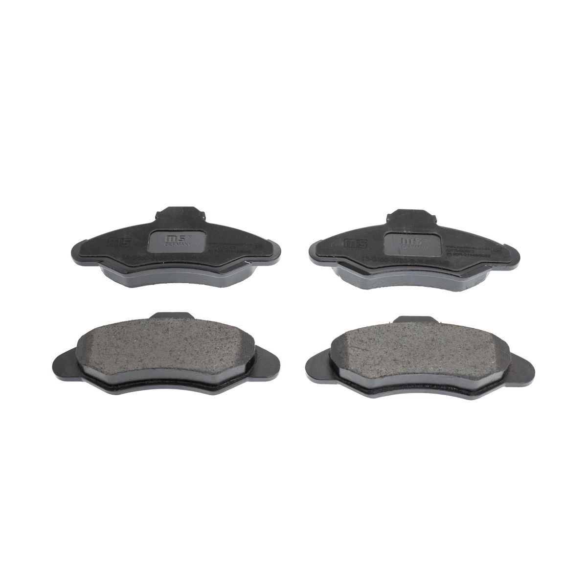 MASTER-SPORT 13046039352N-SET-MS: Bremseklodser Premium foraksel, med anti-knirke-plade