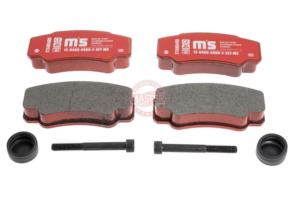 MASTER-SPORT 13046049802-SET-MS: Remblokken HD Long Drive Achteras, Met anti-kreukplaat