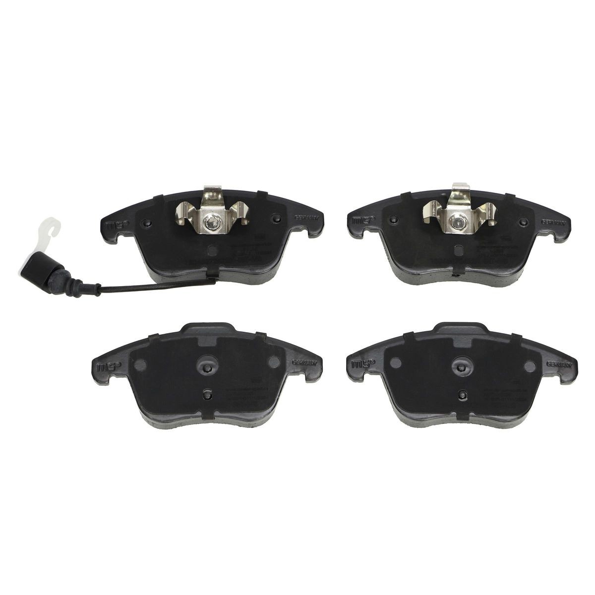 MASTER-SPORT 13046072422N-SET-MS: Bremsbeläge Premium Vorderachse, mit Anti-Quietsch-Blech