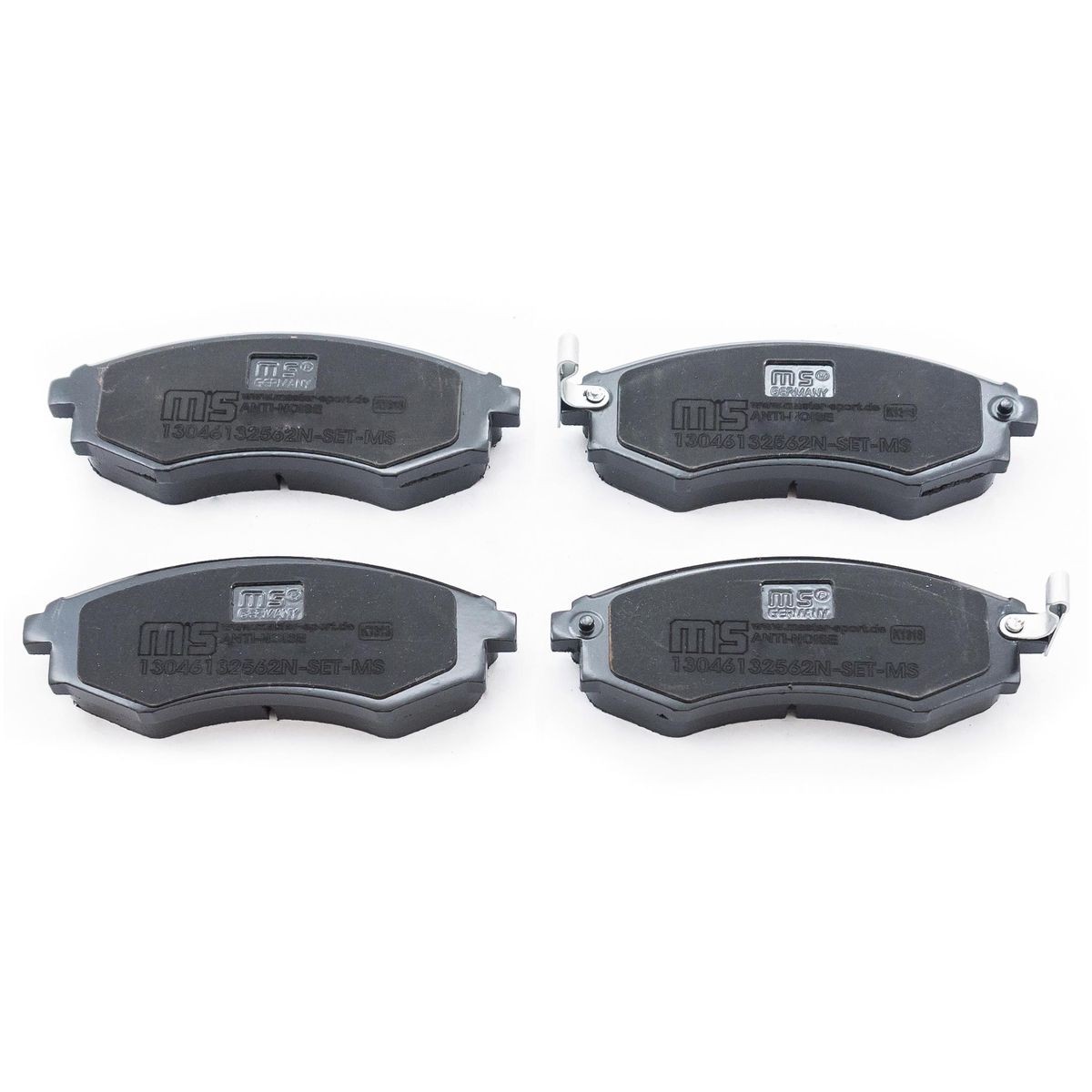 MASTER-SPORT 13046132562N-SET-MS: Remblokken Premium Vooras, Met anti-kreukplaat