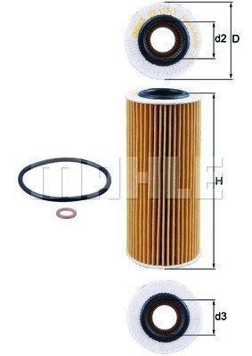 MAGNETI MARELLI 154065644620: Filtro olio