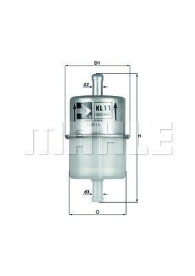 MAGNETI MARELLI 154076378870: Kütusefilter