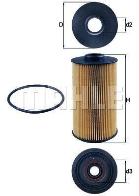 MAGNETI MARELLI 154085044090: Oljefilter