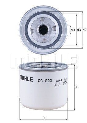 MAGNETI MARELLI 154086874020: Eļļas filtrs