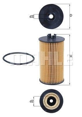 MAGNETI MARELLI 154703603230: Oliefilter
