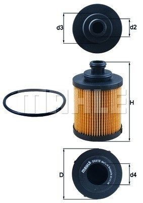 MAGNETI MARELLI 154703654170 Ölfilter
