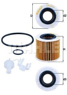 MAGNETI MARELLI 154705140360: Oliefilter
