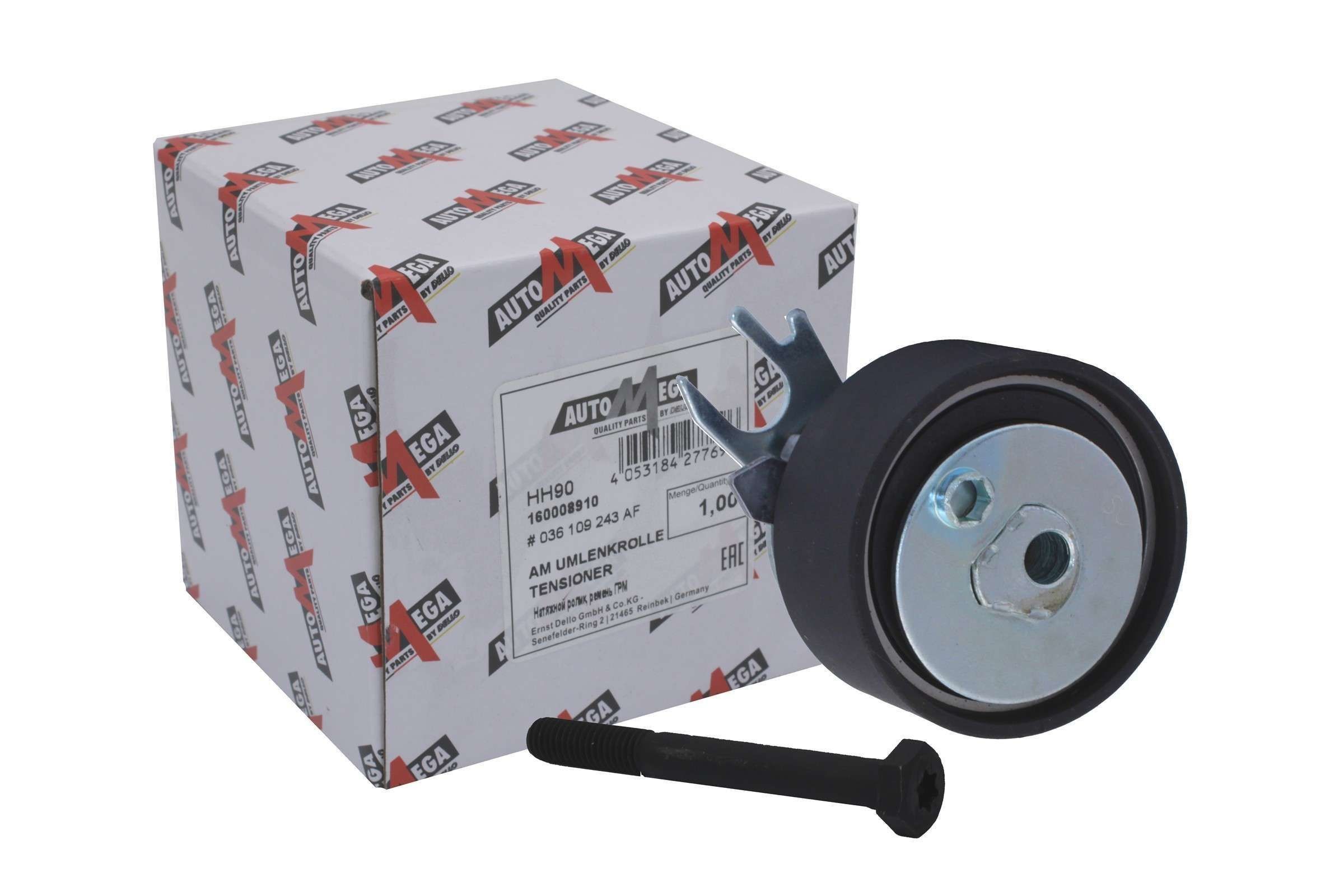 AUTOMEGA 160008910: Polea tensora, correa dentada