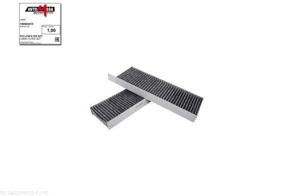 AUTOMEGA 180004410: Pollenfilter Aktivkulfilter