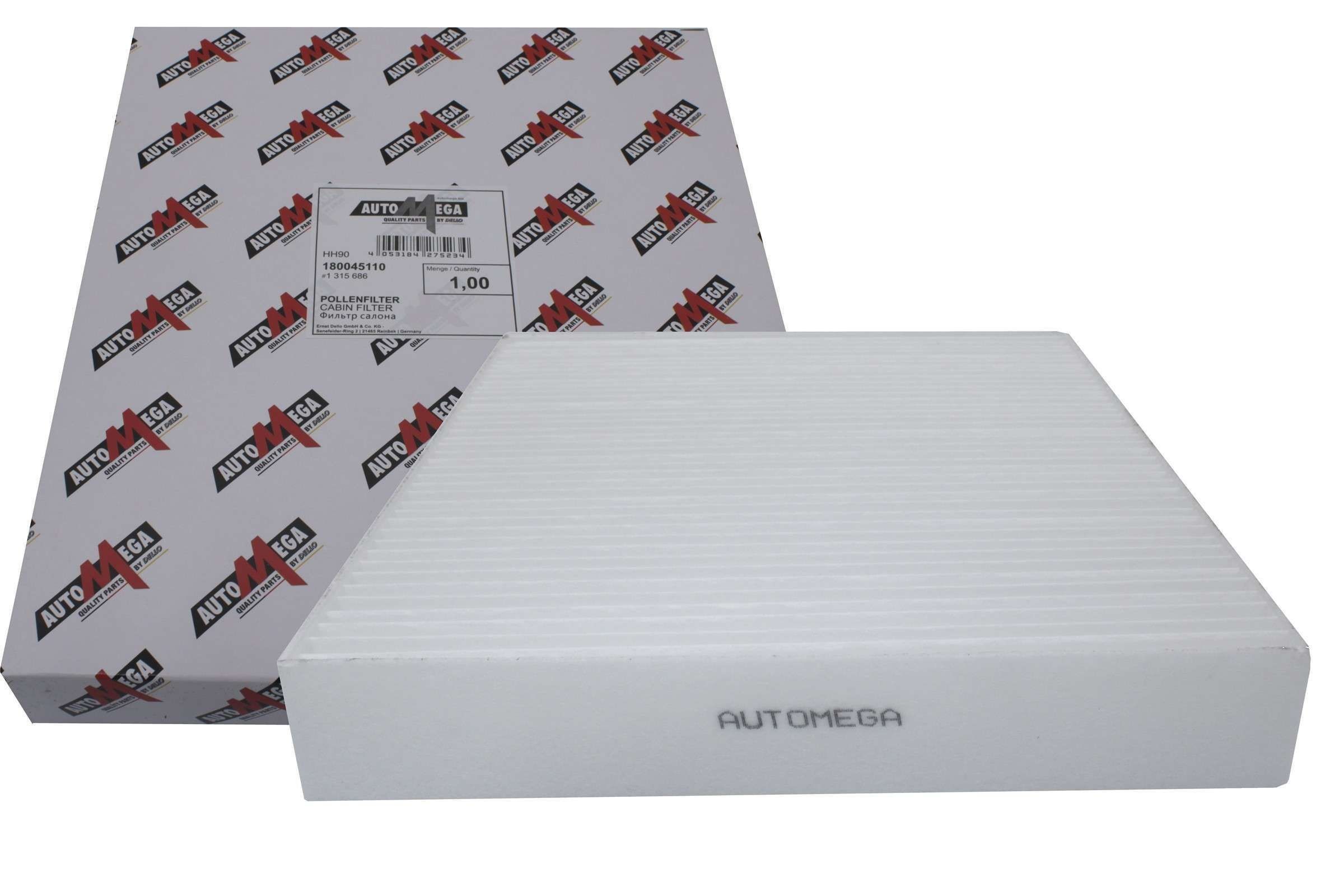 AUTOMEGA 180045110: Pollenfilter Partikelfilter