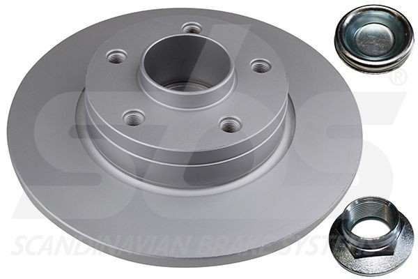 sbs 1815313658: Bremžu diski Ø: 280mm, pilnīgi, Ø: 280mm, pārklāts, ar riteņa rumbas gultni, ar ABS devēja gredzenu