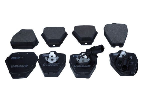 MAXGEAR 19-0407: Klocki hamulcowe Oś tylna, ze śrubami prowadzącymi zacisku hamulcowego