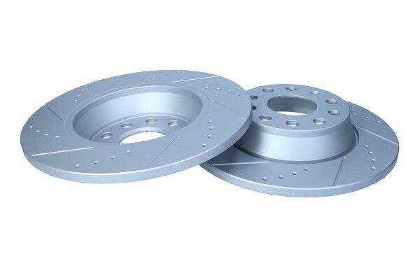 MAXGEAR 19-1229SPORT: Tarcza hamulcowa Oś tylna, Ø: 282[mm], pełny, szczelinowy/perforowany, Ø: 282[mm], lakierowany SPORT